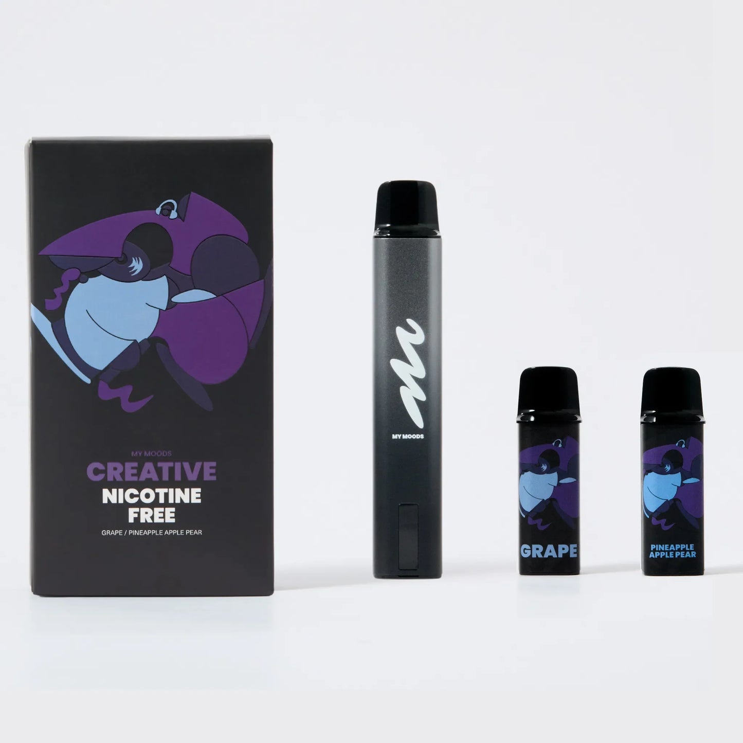 CREATIVE KIT NO NICOTINE (GRAPE & PINEAPPLE APPLE PEAR)