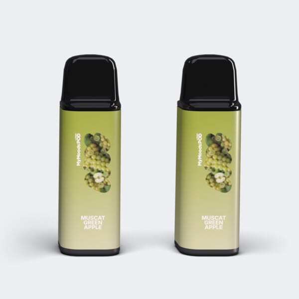 MyMoods POD MUSCAT GREEN APPLE（ノンニコチン）2本