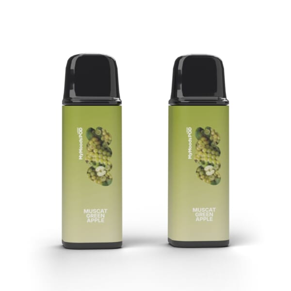 MyMoods POD MUSCAT GREEN APPLE（ノンニコチン）2本