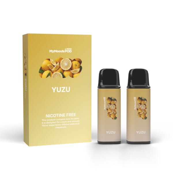 MyMoods POD YUZU（ノンニコチン）箱と POD 2本