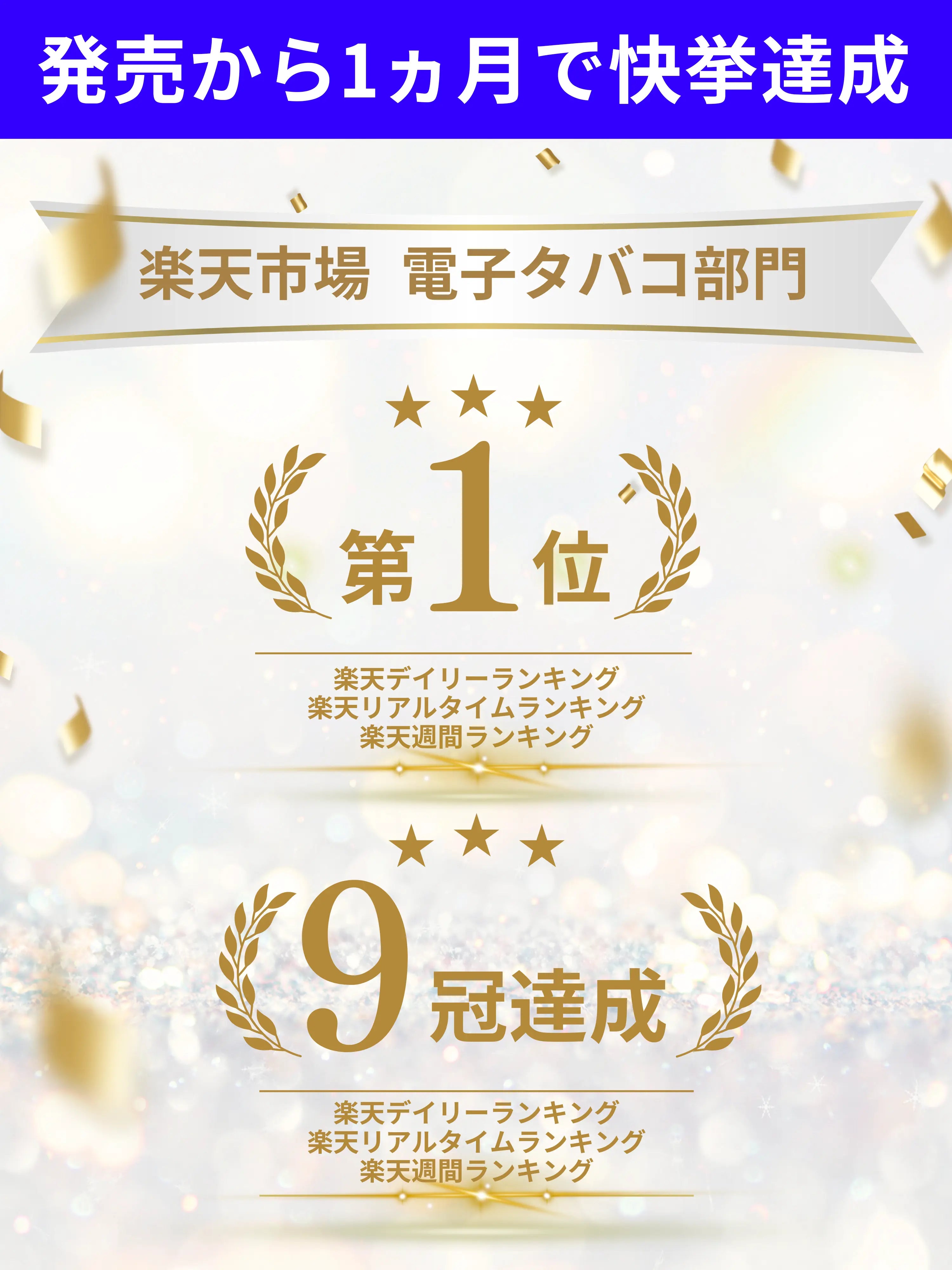 ランキング獲得実績